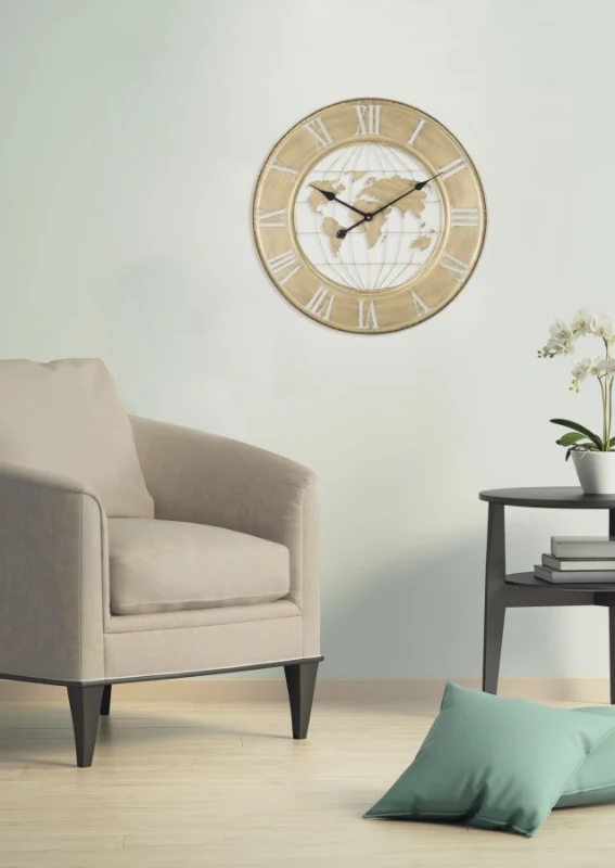 Orologio Da Muro World Gold Cm Ø 63X3