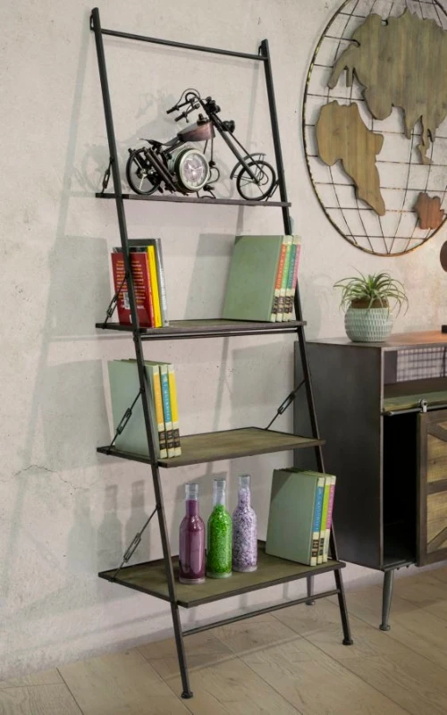 Mobiletto Scaletta Raw Cm 65X41X180