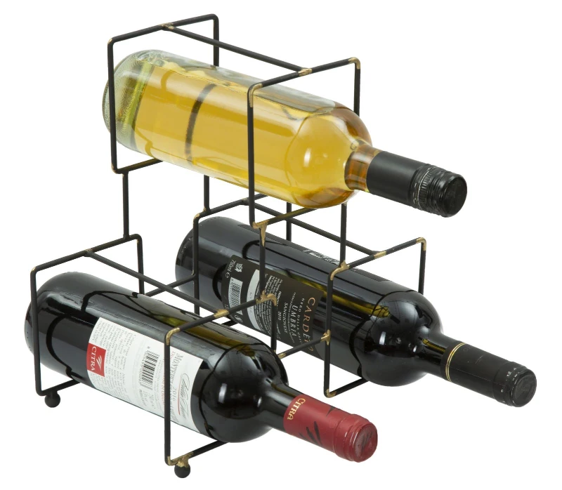 Porta Bottiglie 3 Posti Bright Cm 25X15X27 