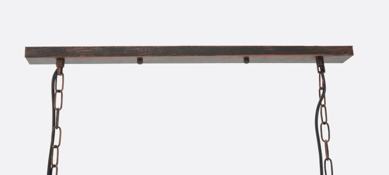 Lampadario 3 Luci Industry Cm 120X30X30 (Catena  85Cm)