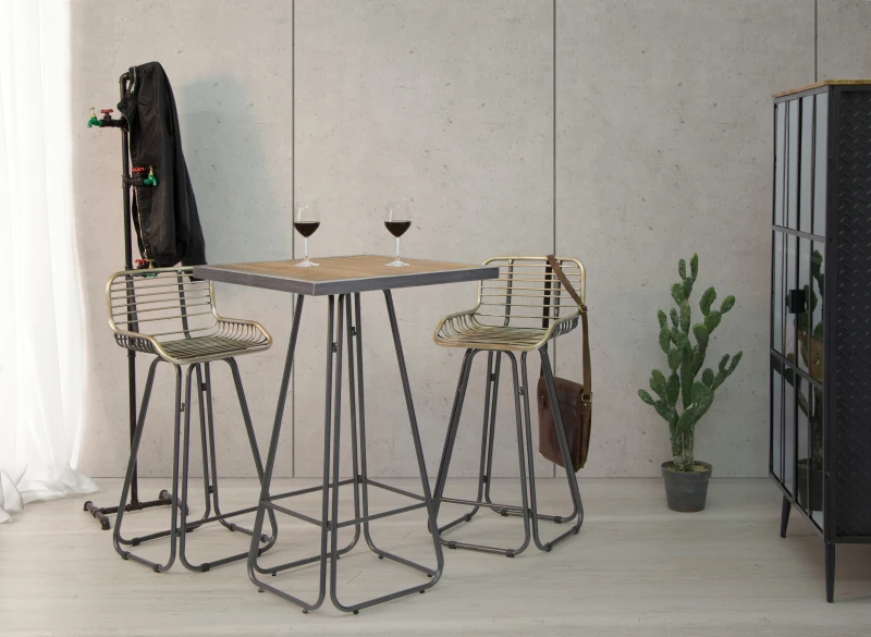 Sgabello Dublin Cm 45X45X102