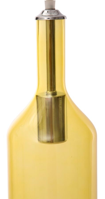 Paralume Da Soffitto Bottle Giallo Cm Ø 11X43