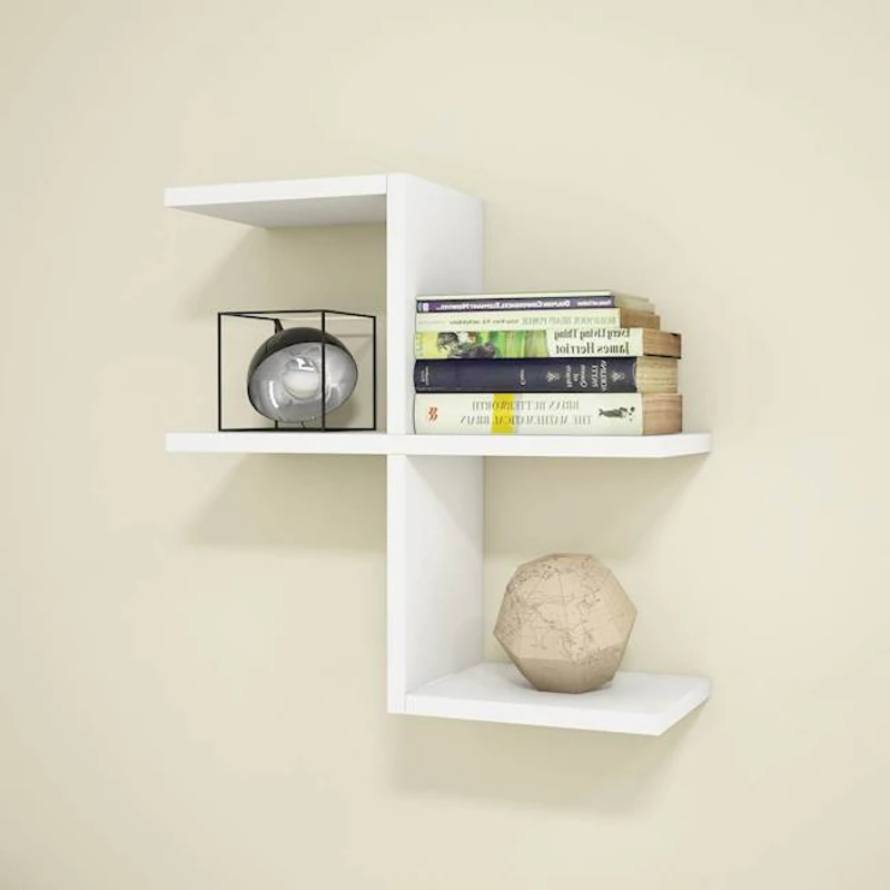 Homemania Mensola Swan W50xD20xH50 cm Bianco