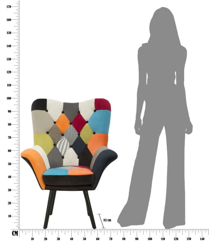 Poltrona York Cm 75X83X100