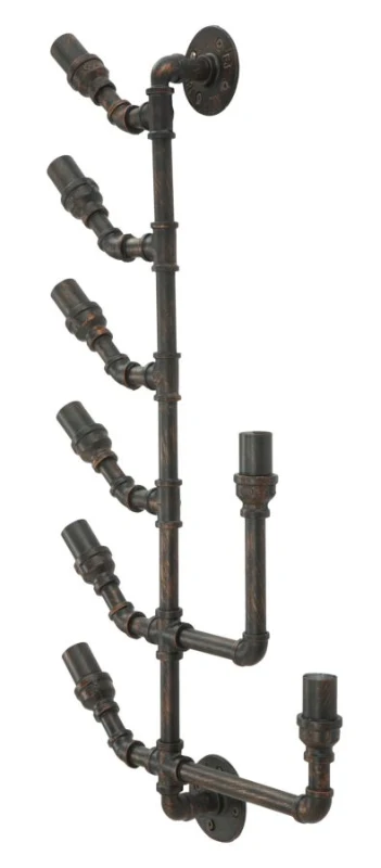 Porta Bottiglie Da Muro Manhattan 8 Posti Cm 40X9X82