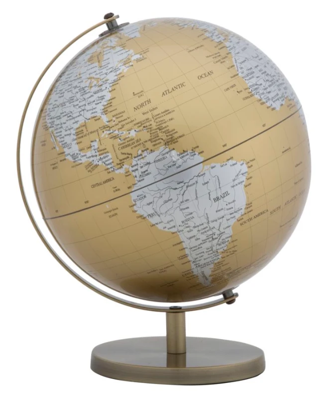 Mappamondo Orange Cm Ø 25X34