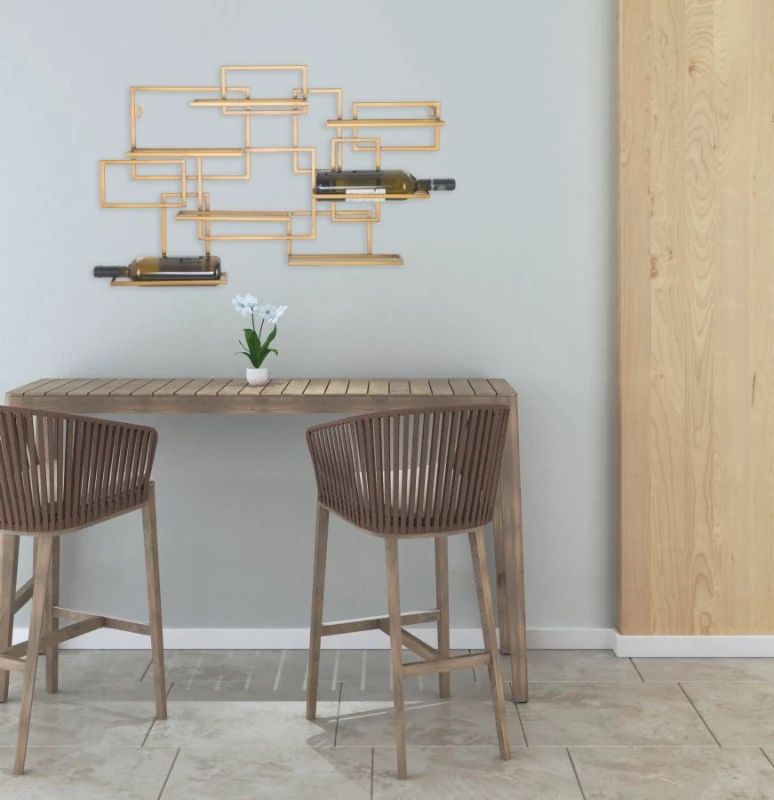 Porta Bottiglie Glam Orizzontale Cm 80X10X50