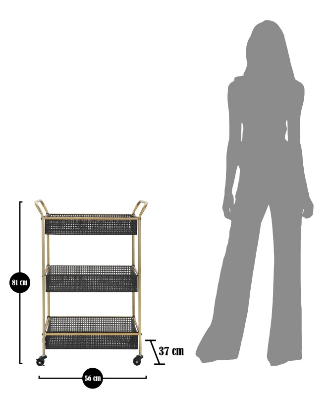Carrello Fashion Cm 56X37X81