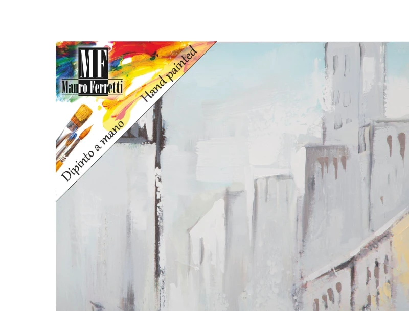 Dipinto Su Tela Rain Paris -B- Cm  100X3X100                        