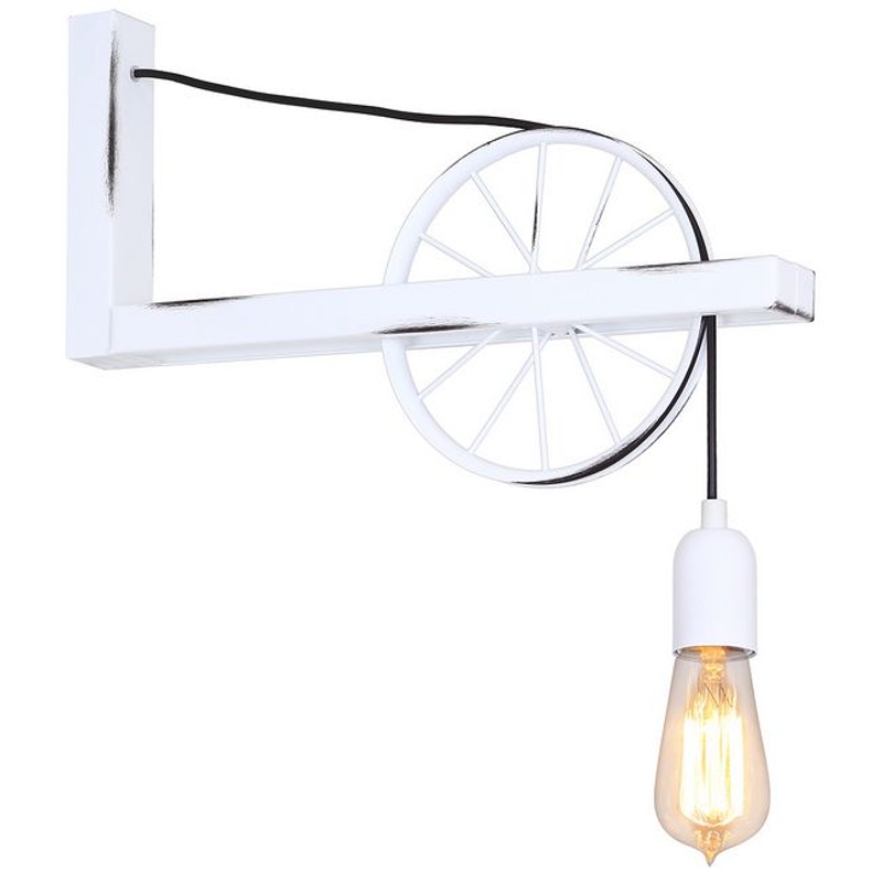 Homemania Lampada Da Parete Hydra W43xD10xH27 cm Bianco