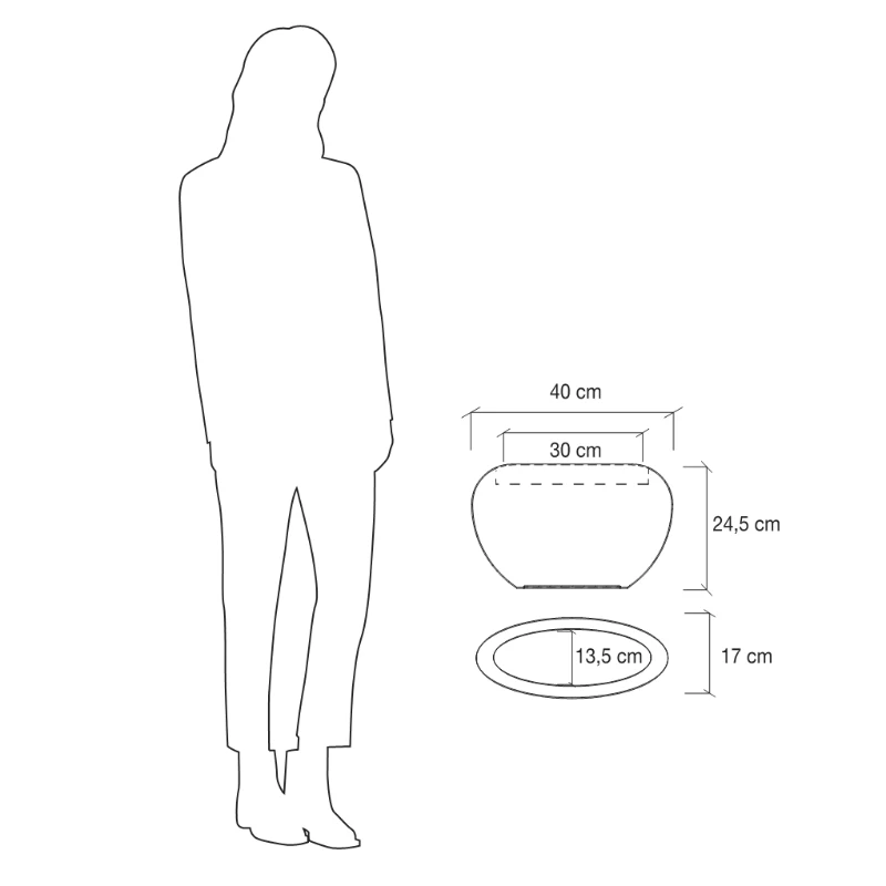 Farmet New Clio Bag 40 Cm Corda Pietra Serena 40x17x24,50