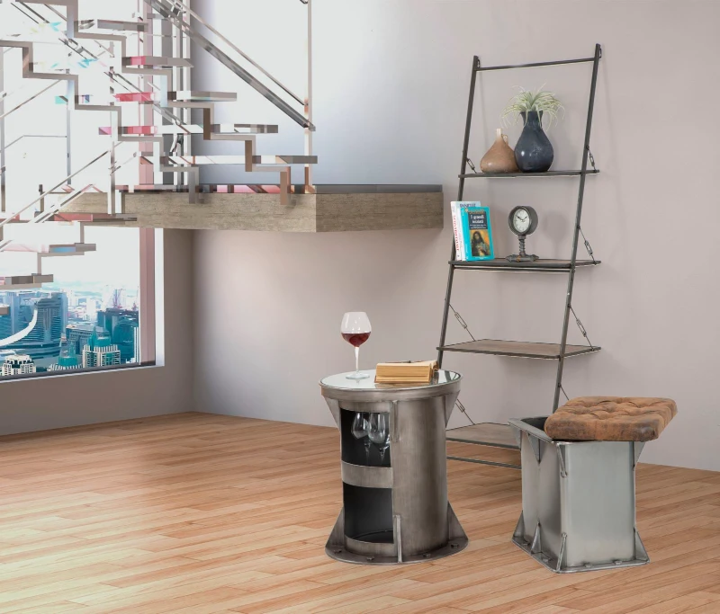 Mobiletto Scaletta Raw Cm 65X41X180