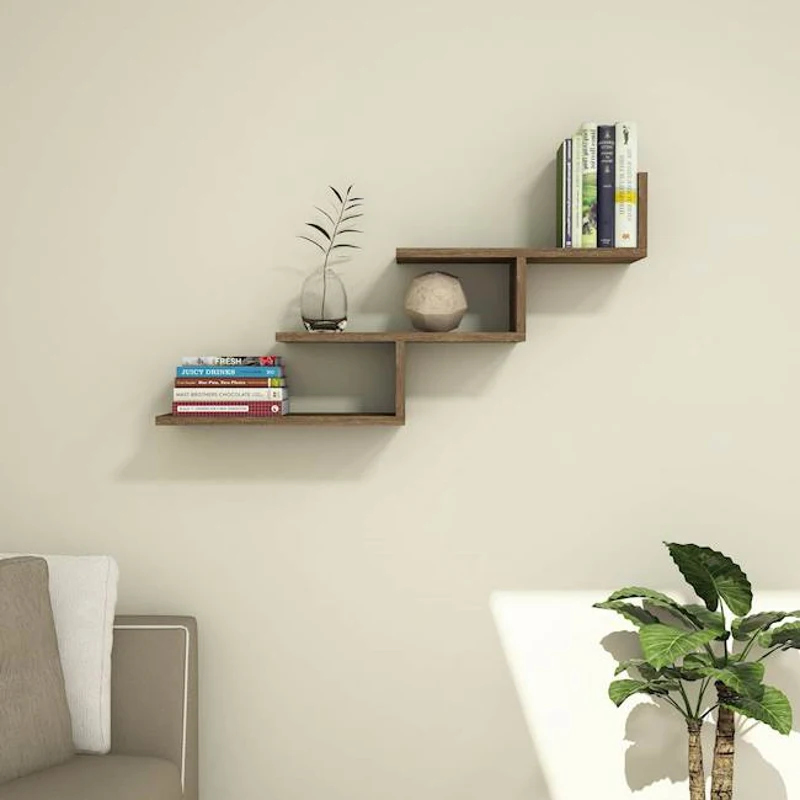 Homemania Mensola Support W98,2xD20xH50,4 cm Noce