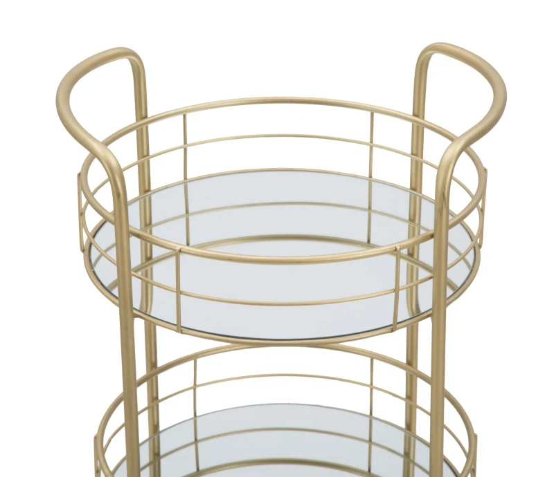 Carrello Glam Rotondo Cm Ø 38X77.5