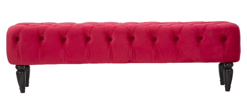 Puff Chantal Bordeaux Cm 149.5X40.5X43