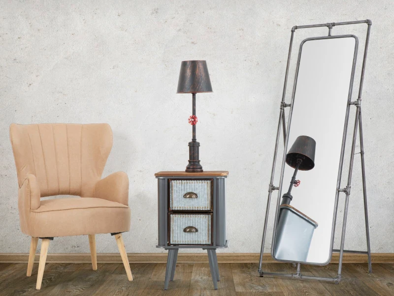 Lampada Da Tavola Manhattan Simple Cm Ø 21X64