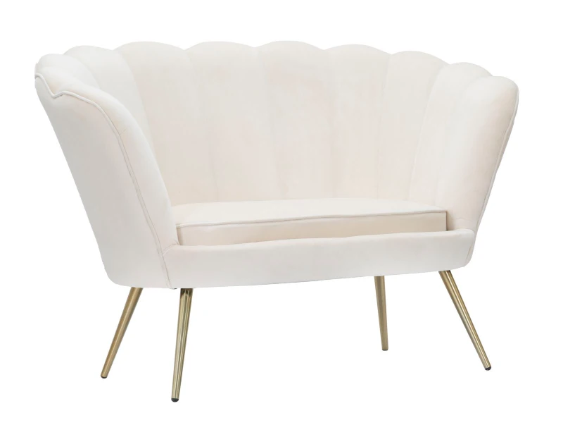 Divanetto Vienna Crema Cm 130X74X84