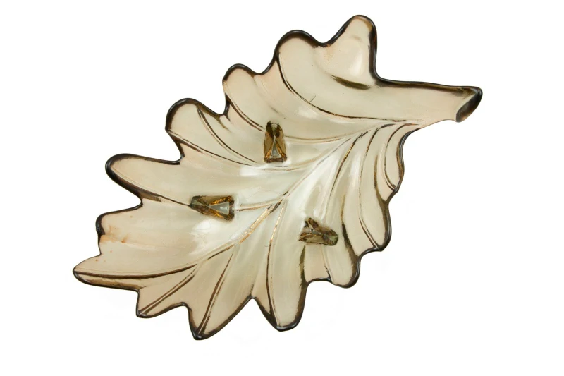 Svuota Tasche Vetro Riciclato Leaf Cm  33X20X11 (Made In Spain)