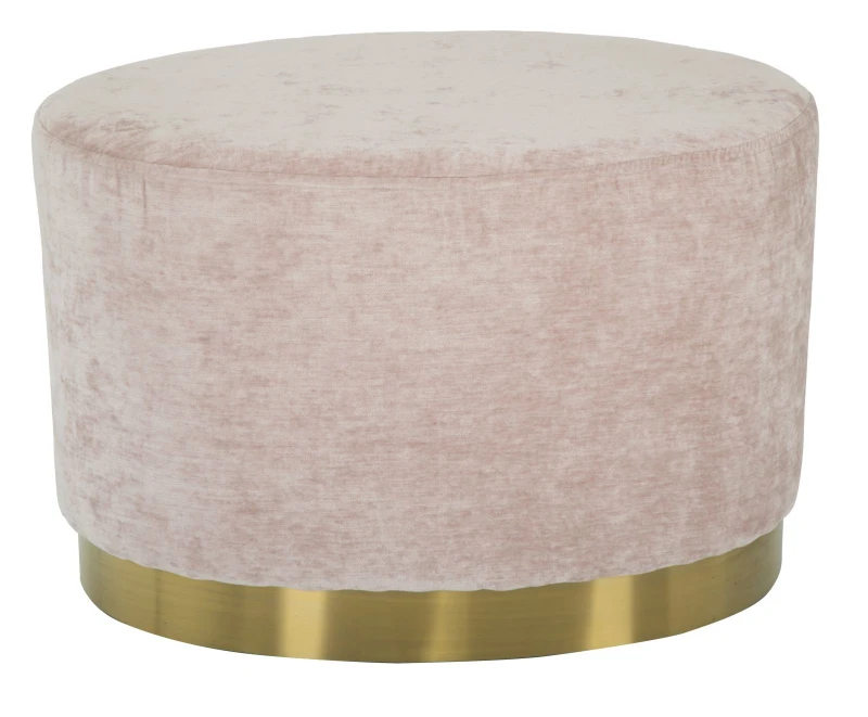 Puff Goldy Ovale Grande Rosa Cm 60X40X40