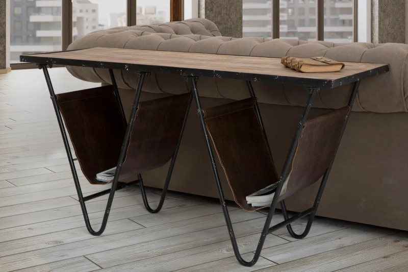 Tavolinetto Porta Giornali V Cm 120X43X62.5