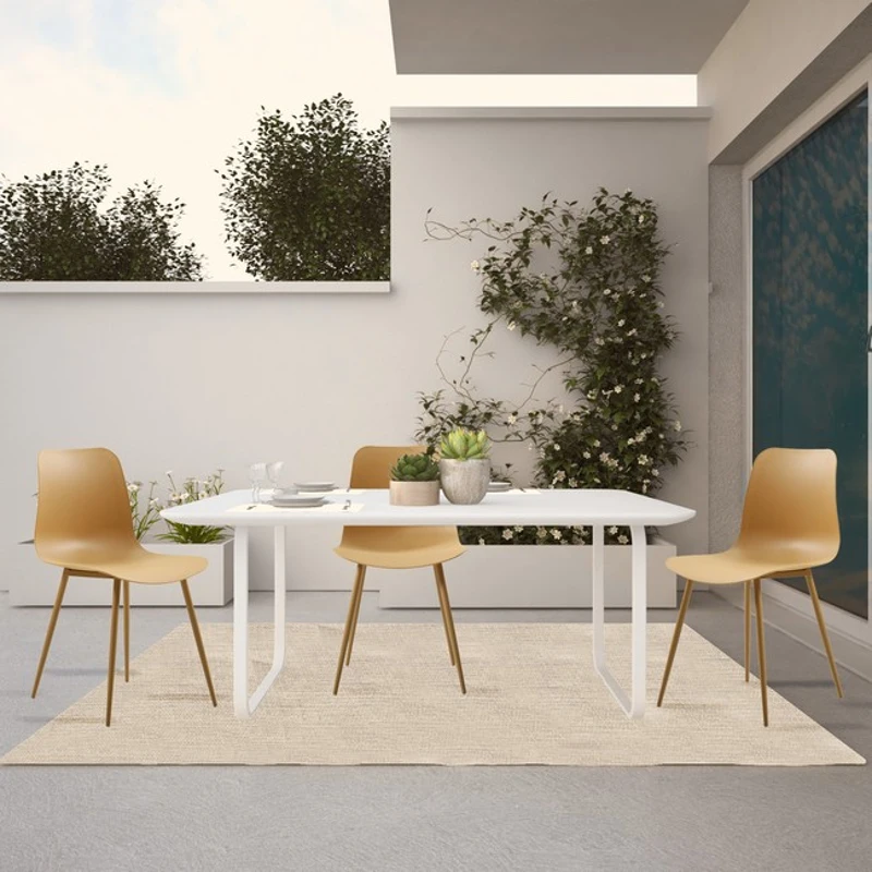 Homemania Set di 2 Sedie Polaris Marrone