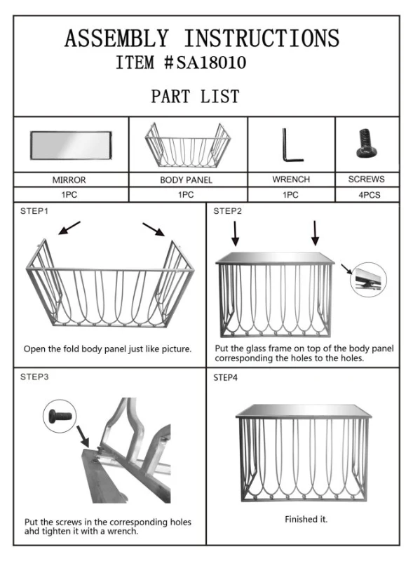 Console Amelie Cm 120X43X80