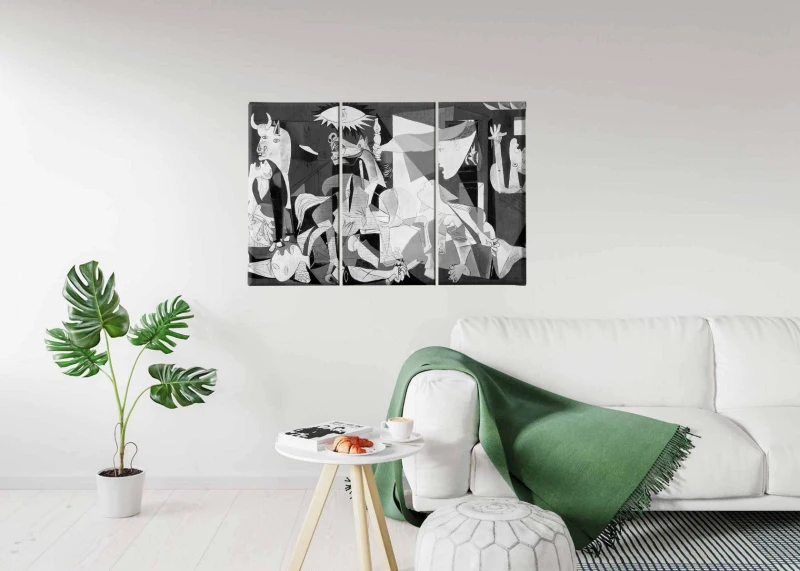 Homemania Quadro Ispirazioni D'autore 3 Pannelli W135xD3xH60 cm Multicolore