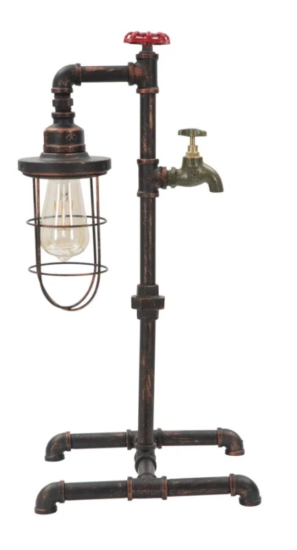 Lampada Da Tavolo Manhattan/Cage Cm 27X27X56