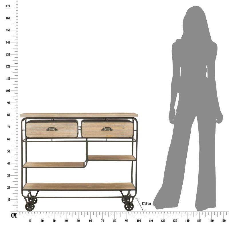 Console Industry Cm 98.5X37.5X82