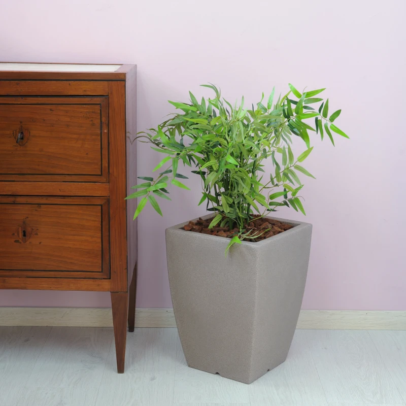 Farmet New Hydrus Vaso Quadro Cm 40 Avana 29x29x40