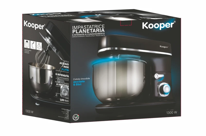 Kooper Planetaria 1300 W 5L 6 Velocita Nera