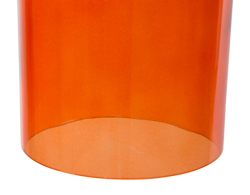 Paralume Da Soffitto Bottle Arancione Cm Ø 11X43