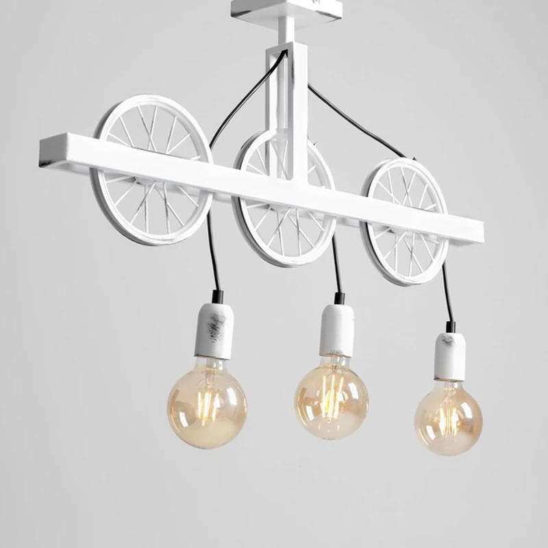 Homemania Lampada A Sospensione Hydra W73xD10xH45 cm Bianco