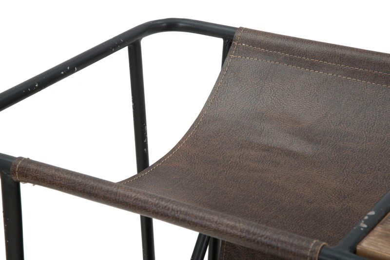 Tavolinetto Porta Giornali Simply Cm 83.5X42X61