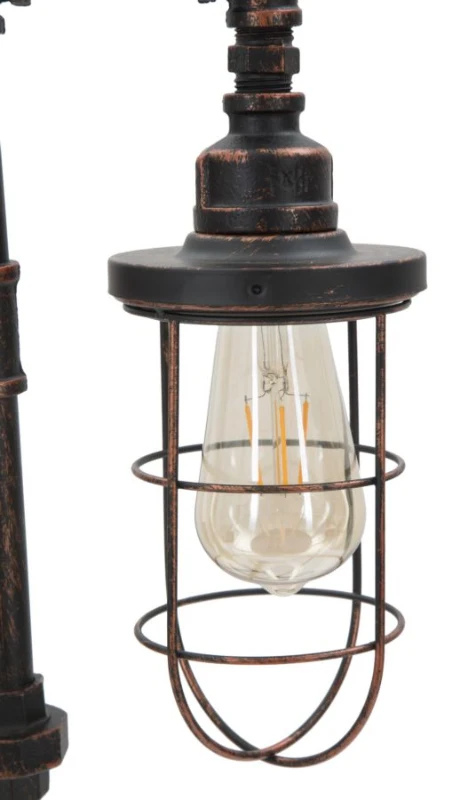 Lampada Da Tavolo Manhattan/Cage Cm 27X27X56