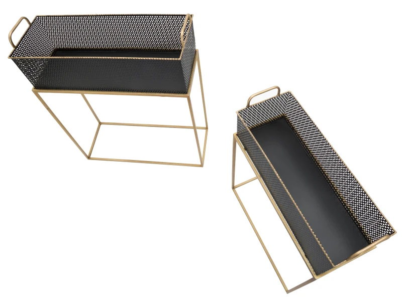 Porta Vasi Fashion Ret. Coppia Cm 60X23X73,5-51X20X64