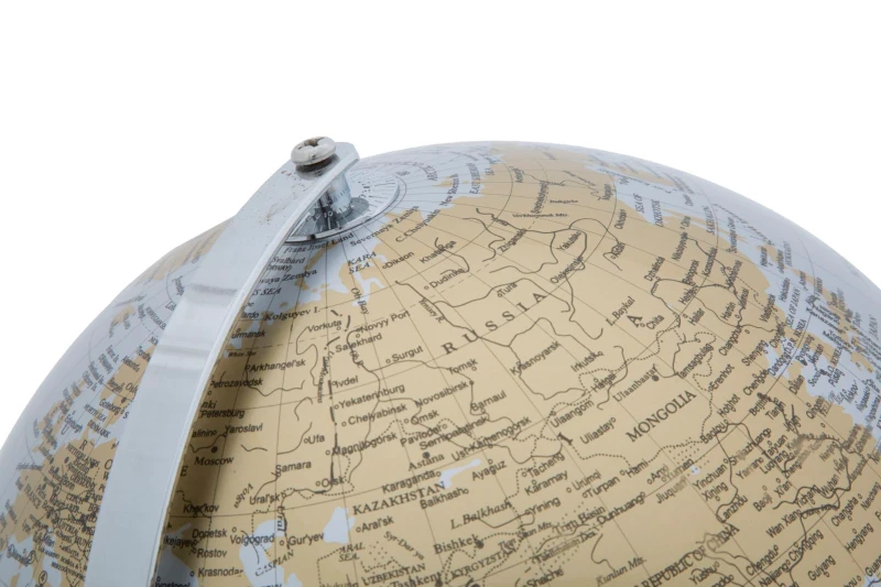 Mappamondo Silver New Cm Ø 25X34