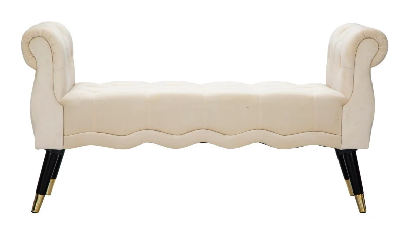 Panchetta Paris Crema/Gold Cm 120X40X60