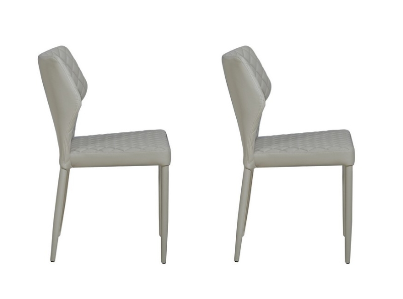 Homemania Set di 2 Sedie Ara Grigio