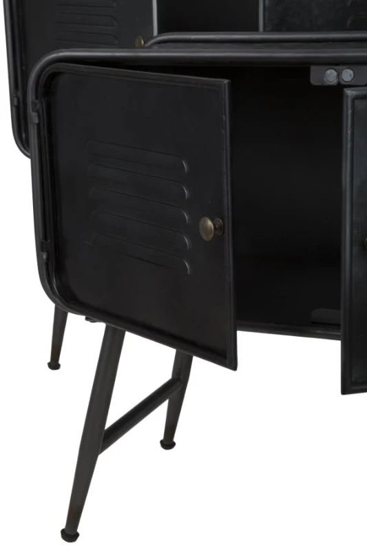 Mobiletto Iron School Coppia Cm  88X38X78 - Cm 70.5X30X58.5