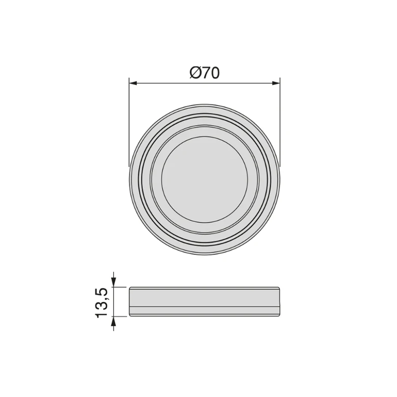 Emuca Faretto LED Volans con luce naturale