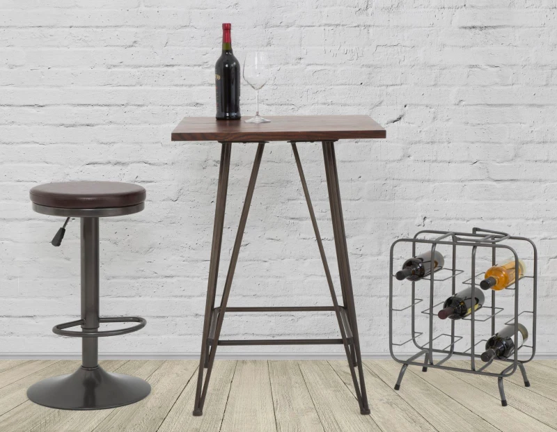 Sgabello Imbottito Round Ø Cm 38X60-82