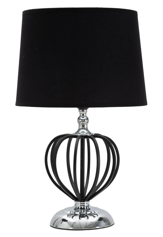 Lampada Da Tavolo Darky Silver Cm Ø28X44,5 
