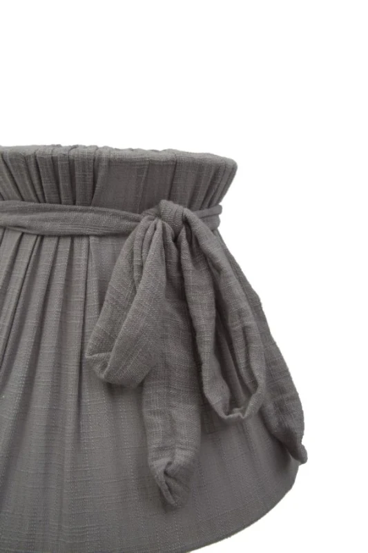 Paralume Da Tavolo Spire Grigio Ø Cm 30X56