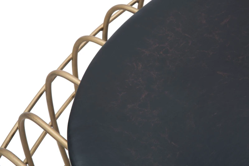 Tavolo Da Caffe' Gold Spider Cm 119X75X55