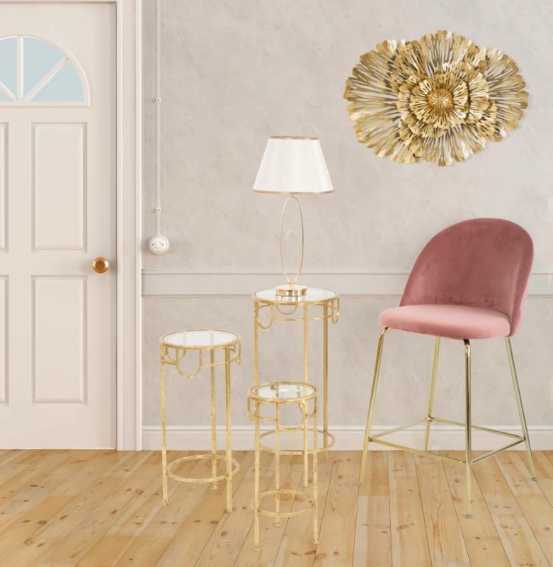 Lampada Da Tavolo Glam Flush Cm Ø 24X47