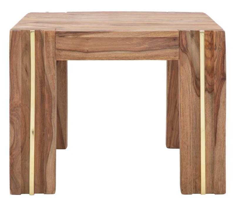 Tavolo Da Caffe' Quadrato Elegant Sheesham Cm 58X58X45