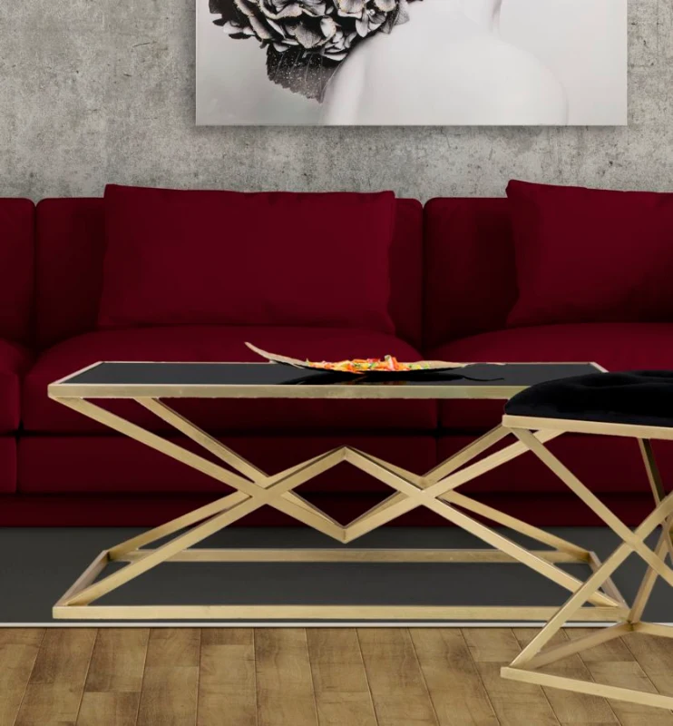 Tavolo Da Caffe' Piramid Cm 110X60X45