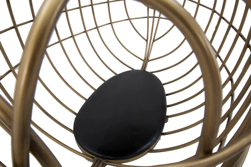 Tavolo Da Caffe' Gold Spider Cm 119X75X55