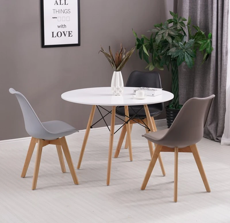 Homemania Set di 2 Sedie Andromeda Grigio